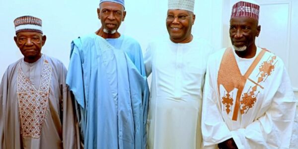 Atiku Shows Off Primary School Classmates