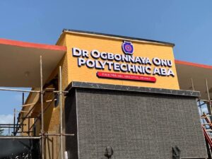 New Look of Dr. Ogbonnaya Onu Polytechnic Aba formerly Abia State Polytechnic