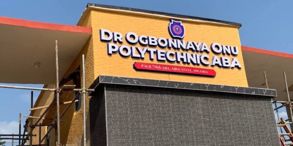 New Look of Dr. Ogbonnaya Onu Polytechnic Aba formerly Abia State Polytechnic