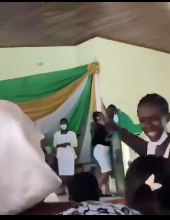 Anglican Priest Caught on camera kissing his female members