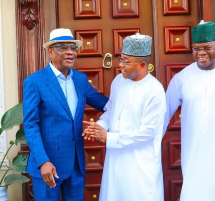 Yahaya Bello and Ododo Visits Wike in Abuja(Photos)