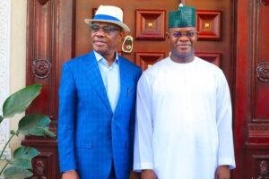 Yahaya Bello and Ododo Visits Wike in Abuja(Photos)