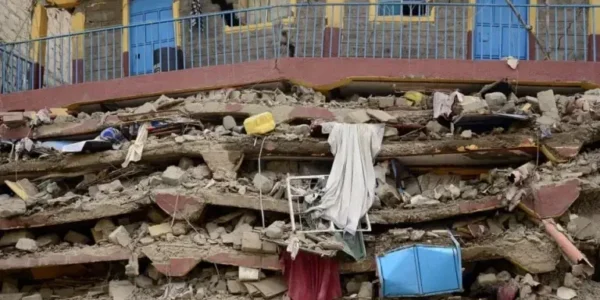 Two Dead, Five Injured, Many Trapped As Two-Storey Building Collapses in Lagos