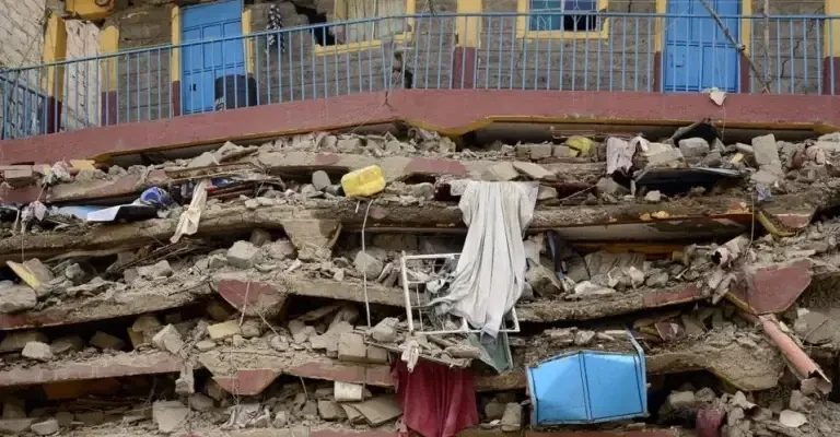 Two Dead, Five Injured, Many Trapped As Two-Storey Building Collapses in Lagos