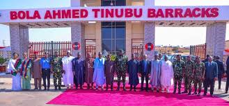 Tinubu Opens Army Barrack in Abuja, Promises to Prioritize Soldiers' Welfare