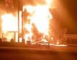 Fire Guts Fuel Station in Adamawa as Petrol Tankers Explode