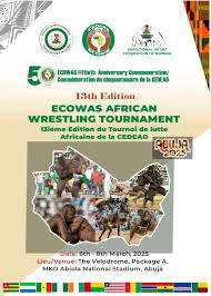 Nigeria to Host 13th ECOWAS Wrestling Tournament For The First Time, As 11 Countries Arrive Abuja