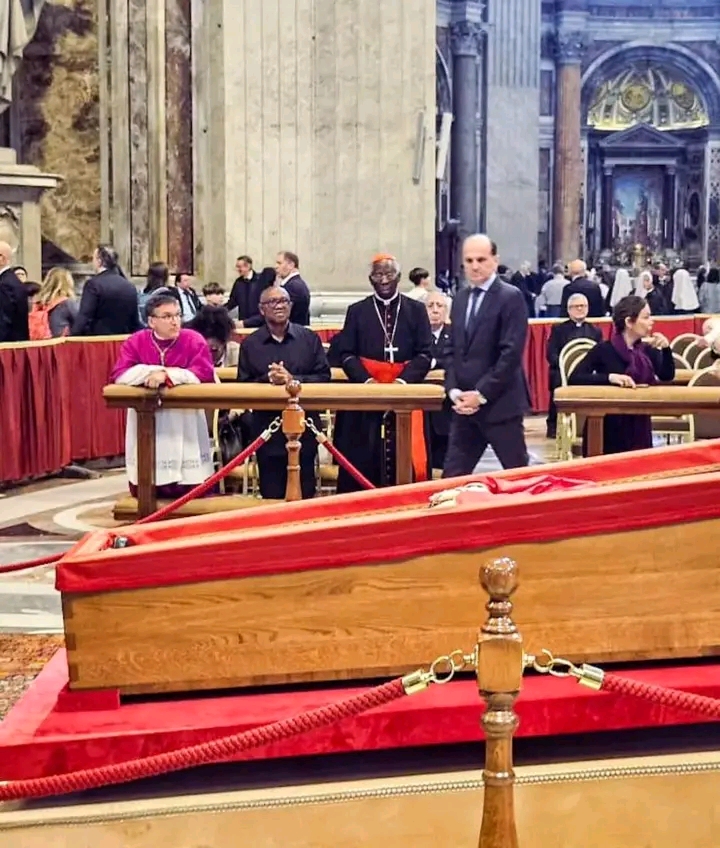 Peter Obi in Rome For Pope Francis' Lying-In-State Ceremony