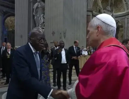 Tinubu Greets Pope Leo XIV