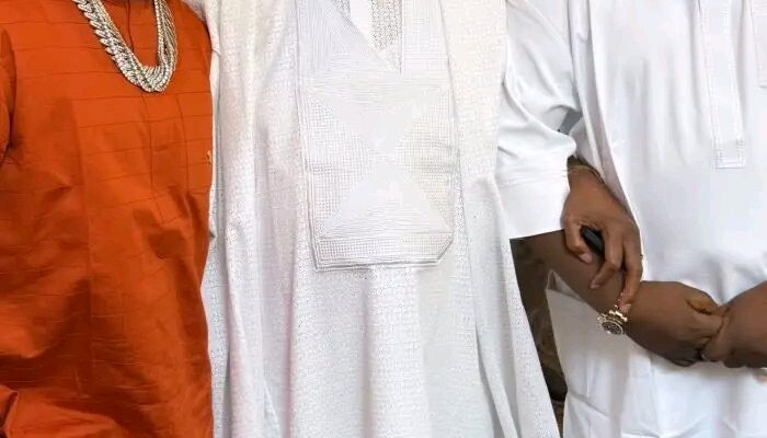 Cubana Chief Priest, Davido Visit Akpabio (Photos, Video)