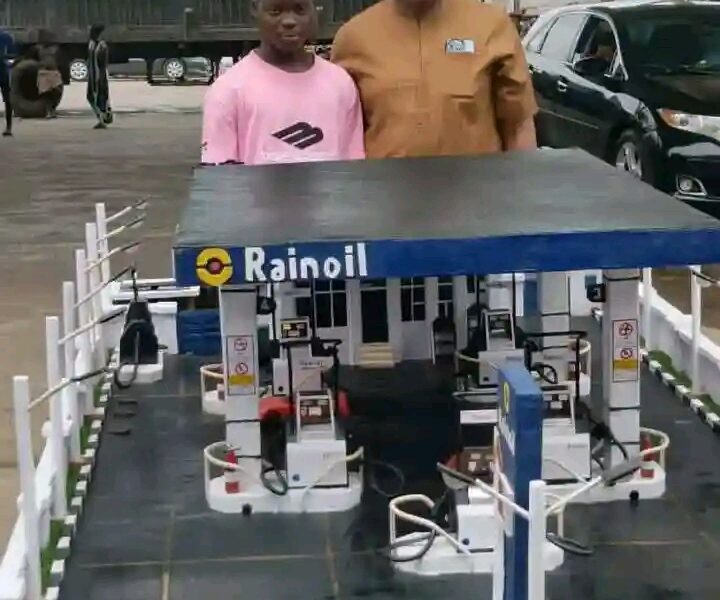 Ebonyi Teenager Receives N5M, Scholarship From Rainoil Boss For Designing Station
