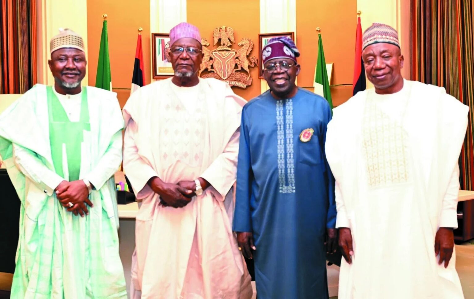 Massive Defection Looms As Three Senators Meet Tinubu, Join APC (Photo) 